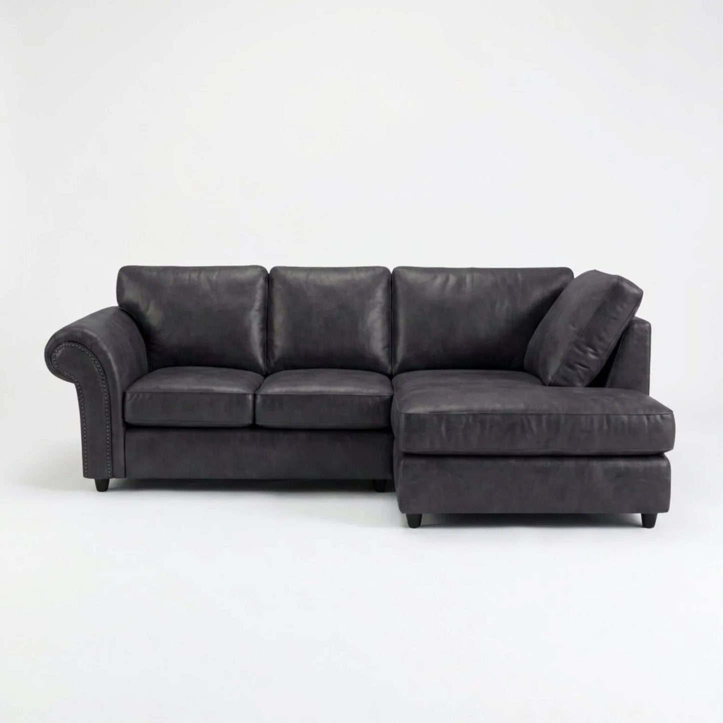 4 Seater Right Hand Facing Black