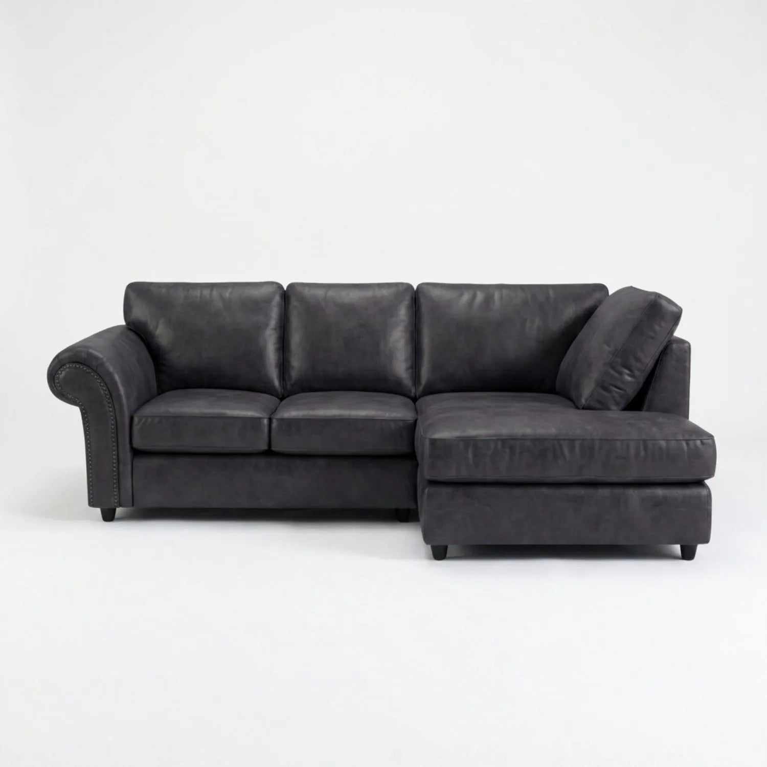 4 Seater Right Hand Facing Black