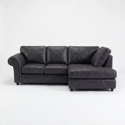 4 Seater Right Hand Facing Black
