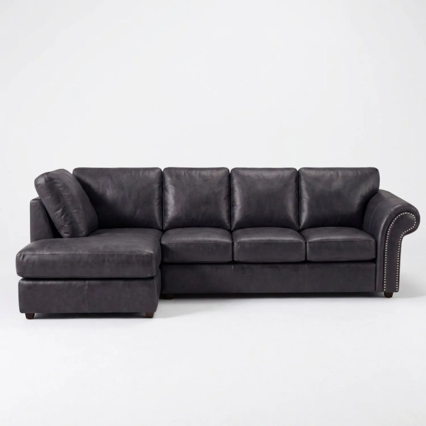5 Seater XL Left Hand Facing Black
