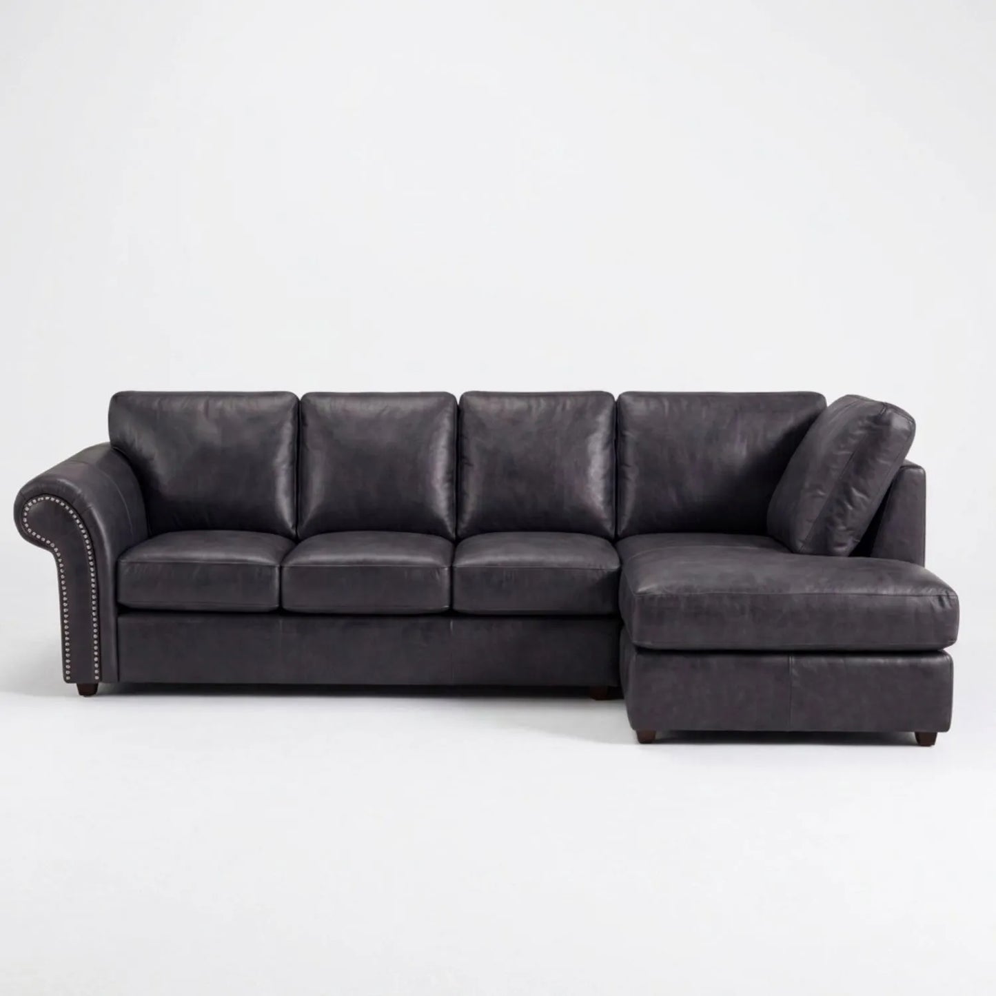5 Seater XL Right Hand Facing Black