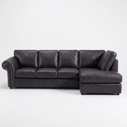 5 Seater XL Right Hand Facing Black