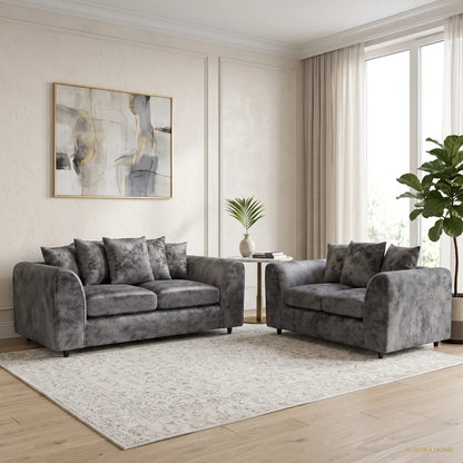 3 + 2 seater Midnight black