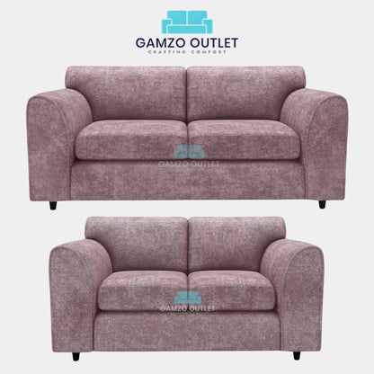 ALASKA FABRIC FULL BACK SOFA SET - Gamzo Outlet