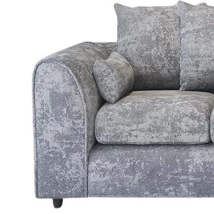 Alaska Fabric 4 Seater Scatter Back Sofa