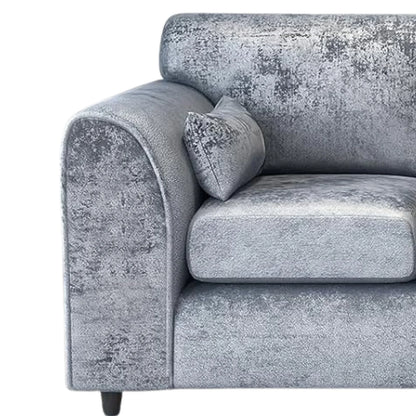 Crushed Velvet 4 Seater Full Back Sofa