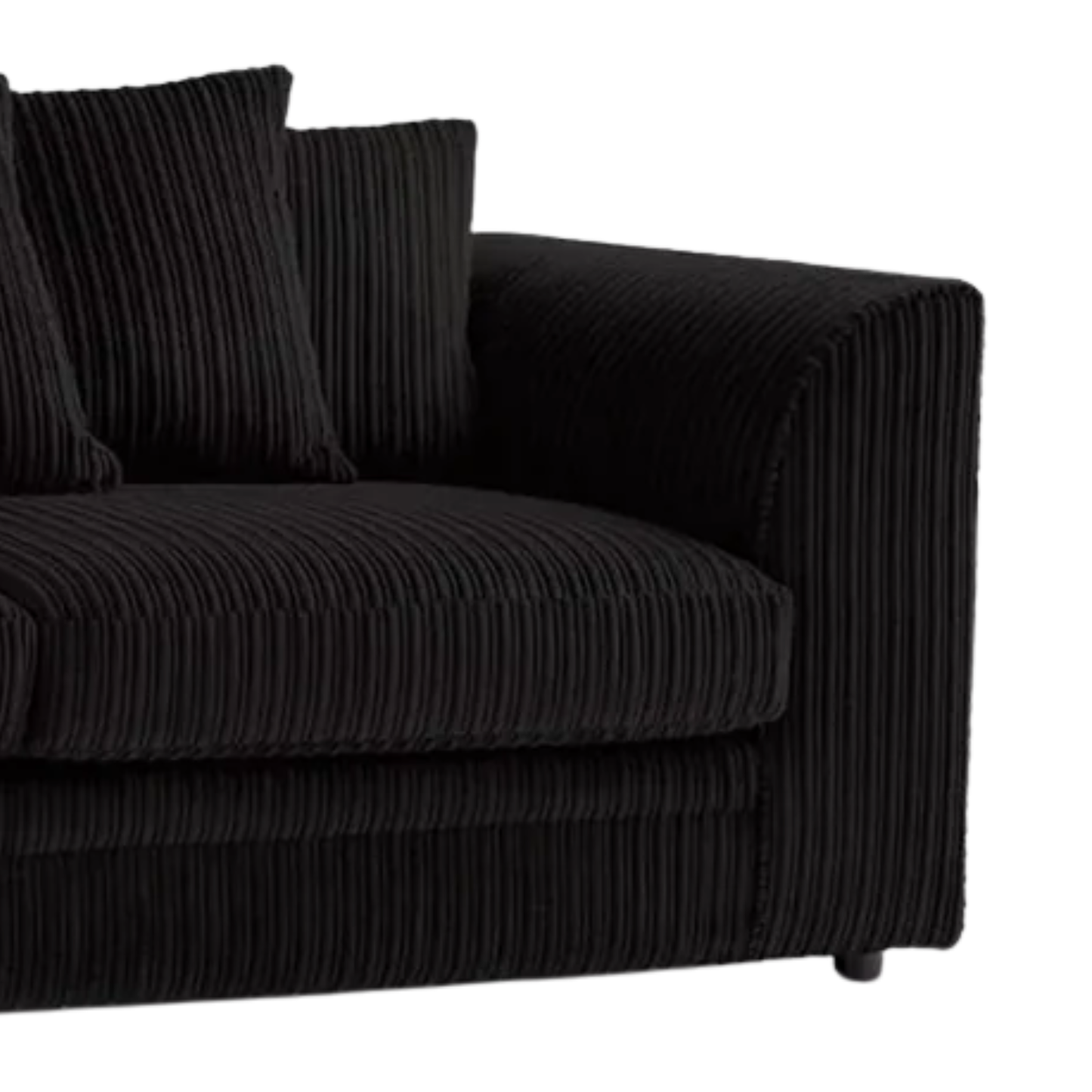 JUMBO CORD FABRIC SCATTER BACK SOFA SET