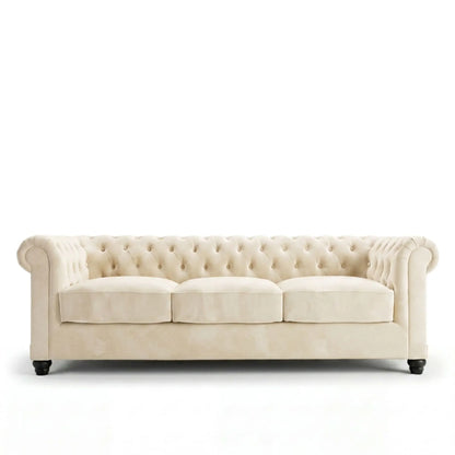 Cream 3 Seater