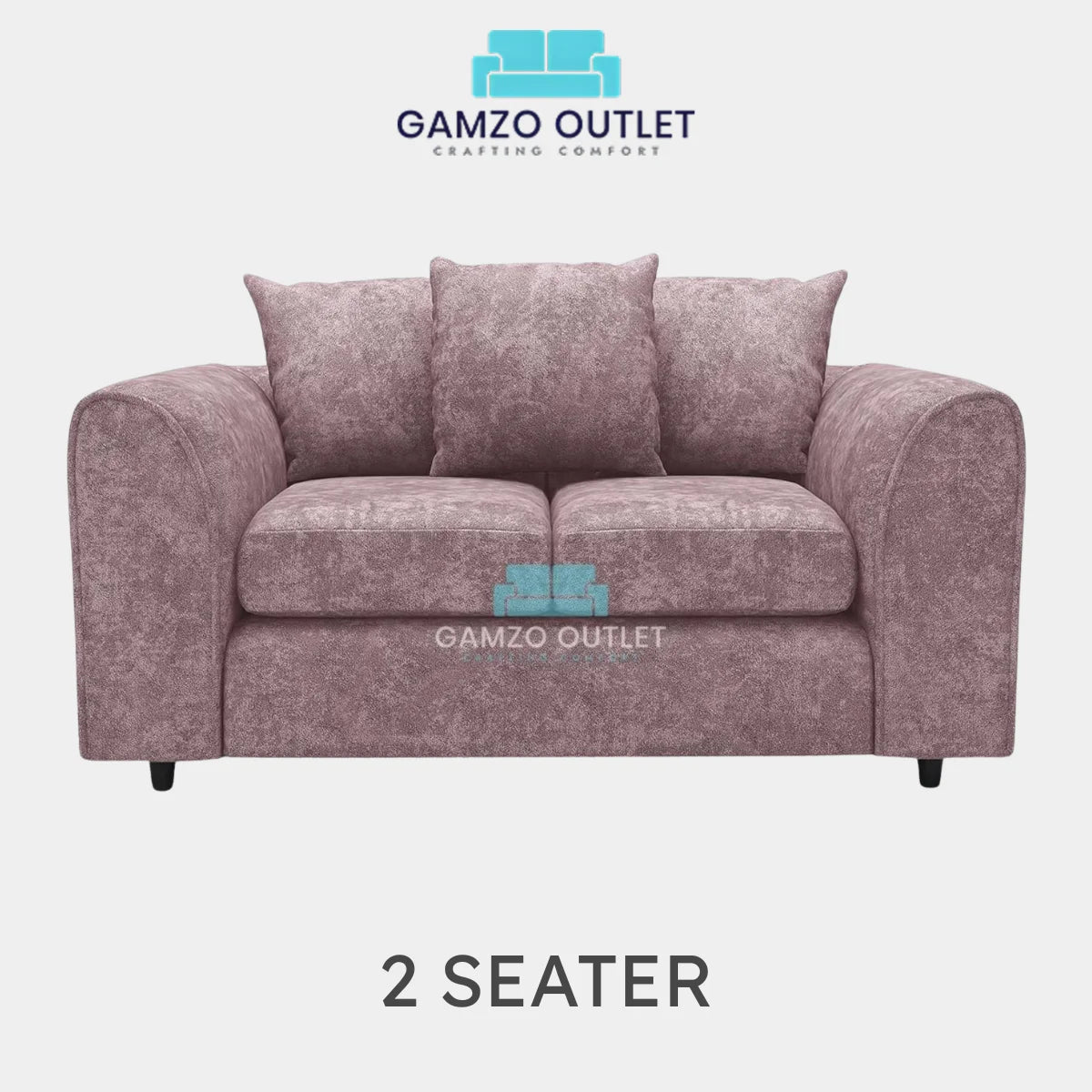 ALASKA FABRIC SCATTER BACK SOFA SET