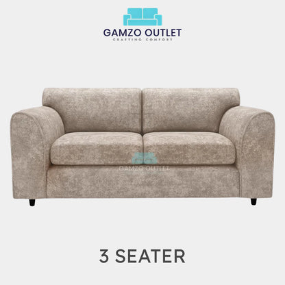 ALASKA FABRIC FULL BACK SOFA SET - Gamzo Outlet