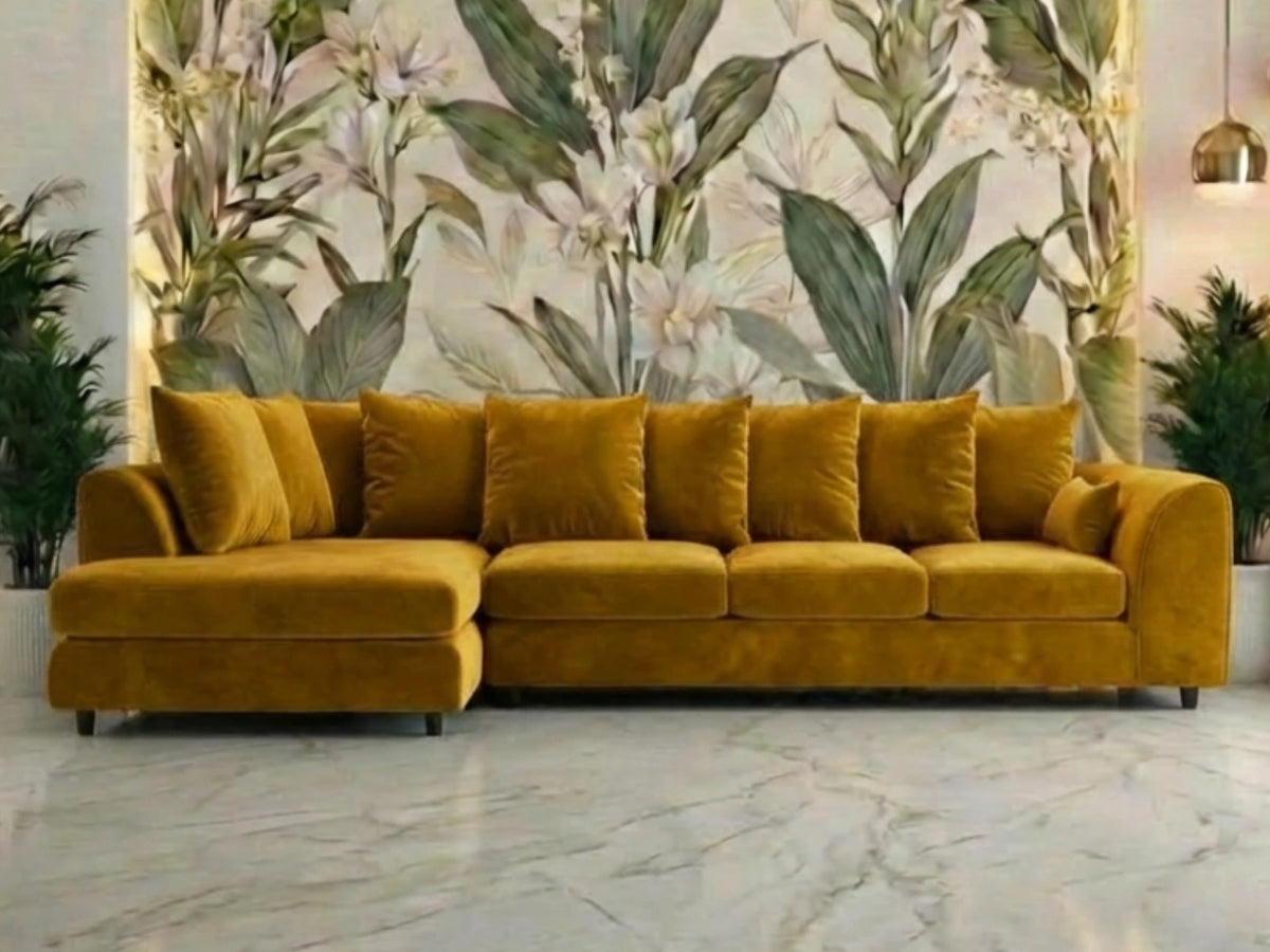 XL Left Hand Facing Mustard
