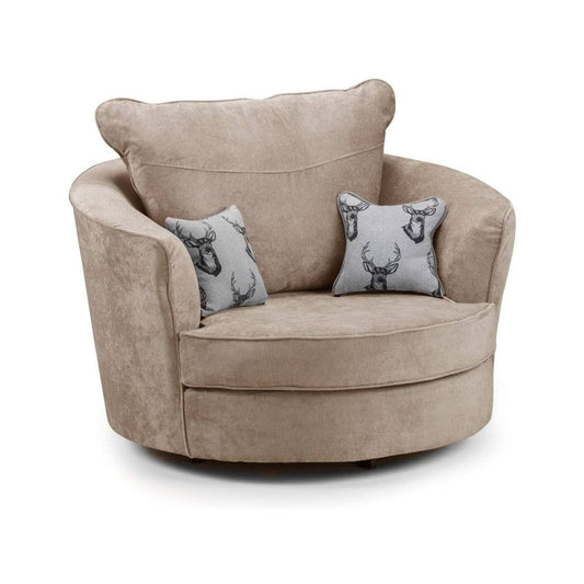 Verona Fabric Swivel chair