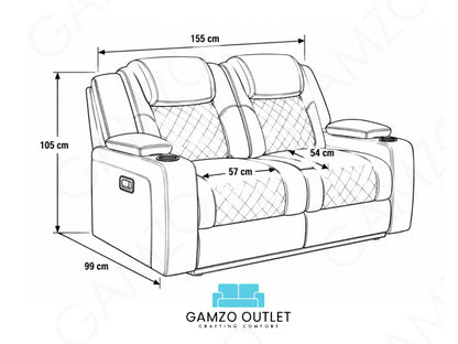 Model O Electric Recliner Sofa