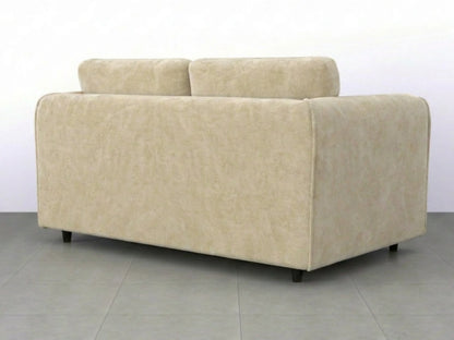 Plush Velvet Fabric Full Back Sofa Set