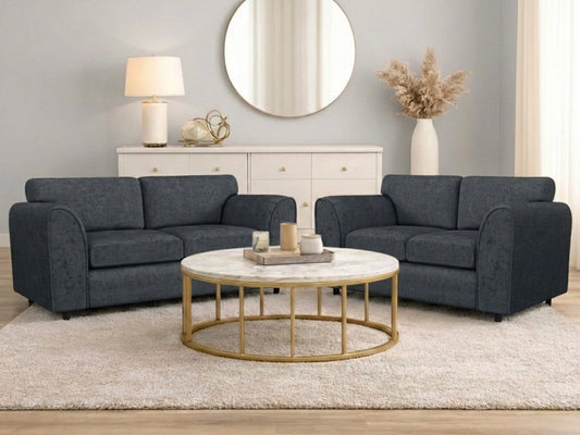 Alaska Fabric 2 Seater Full Back Sofa