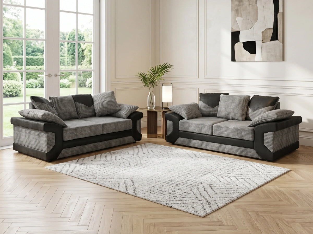 Dino Scatter Back Sofa Set