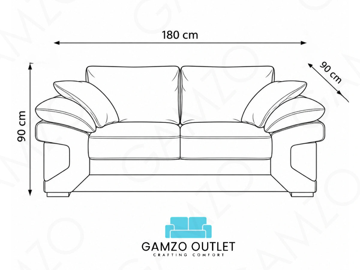 Dino Scatter Back Sofa Set