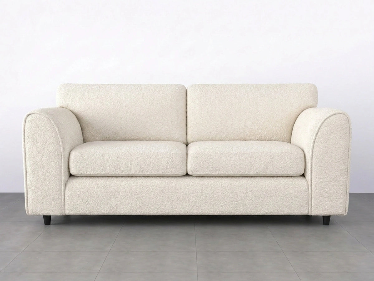 Boucle Fabric Full Back Sofa Set