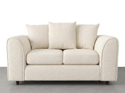 Boucle Fabric Scatter Back Sofa Set