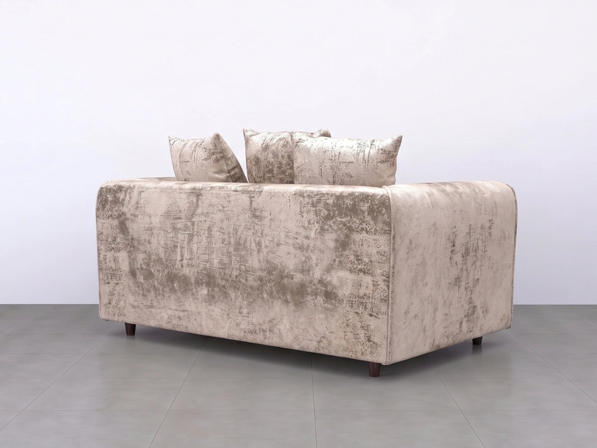 Crushed Velvet Scatter Back Sofa Set