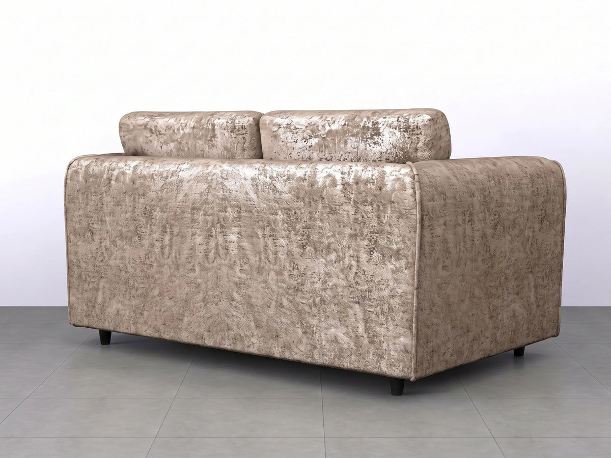 Crushed Velvet 2 Seater Full Back Sofa