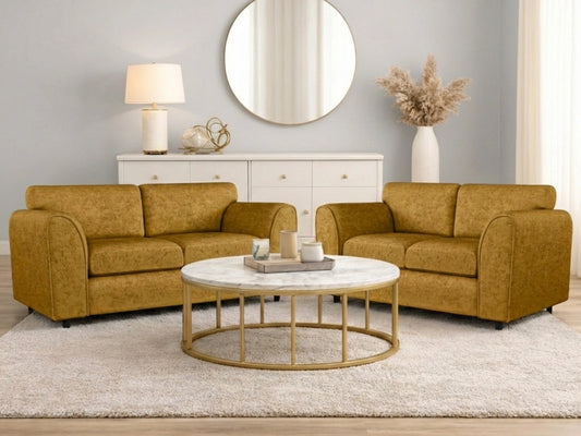 Alaska Fabric 2 Seater Full Back Sofa
