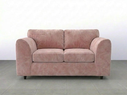 Plush Velvet Fabric Full Back Sofa Set