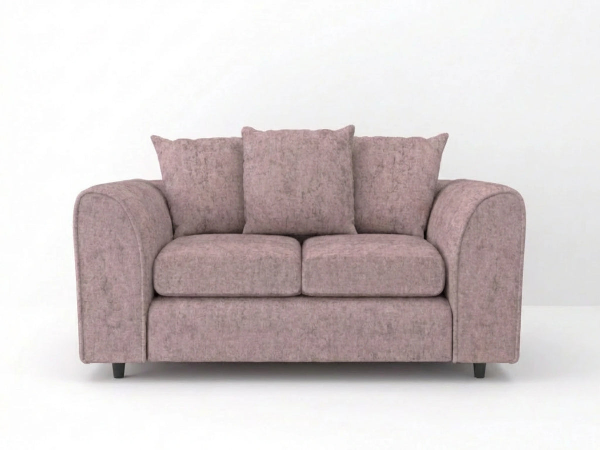 Alaska Fabric Scatter Back Sofa Set