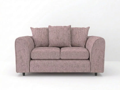 Alaska Fabric Scatter Back Sofa Set