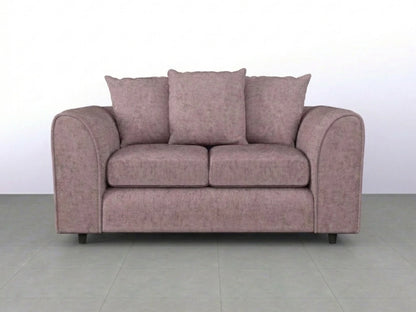 Alaska Fabric Scatter Back Sofa Set