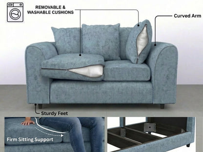 2 Seater Sky Blue