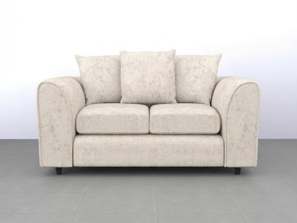 Alaska Fabric Scatter Back Sofa Set