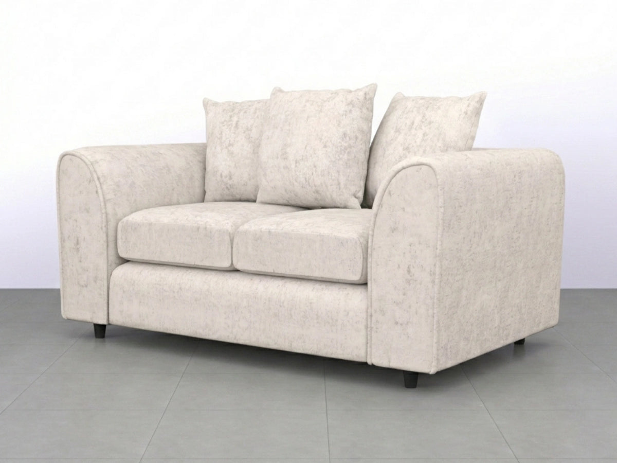 Alaska Fabric Scatter Back Sofa Set
