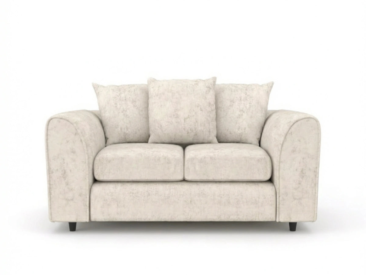 Alaska Fabric Scatter Back Sofa Set
