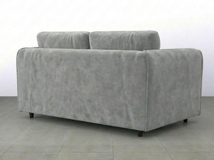 Plush Velvet Fabric Full Back Sofa Set