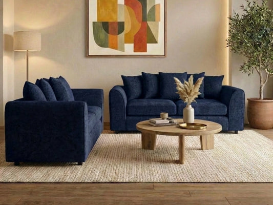 Alaska Fabric 2 Seater Scatter Back Sofa