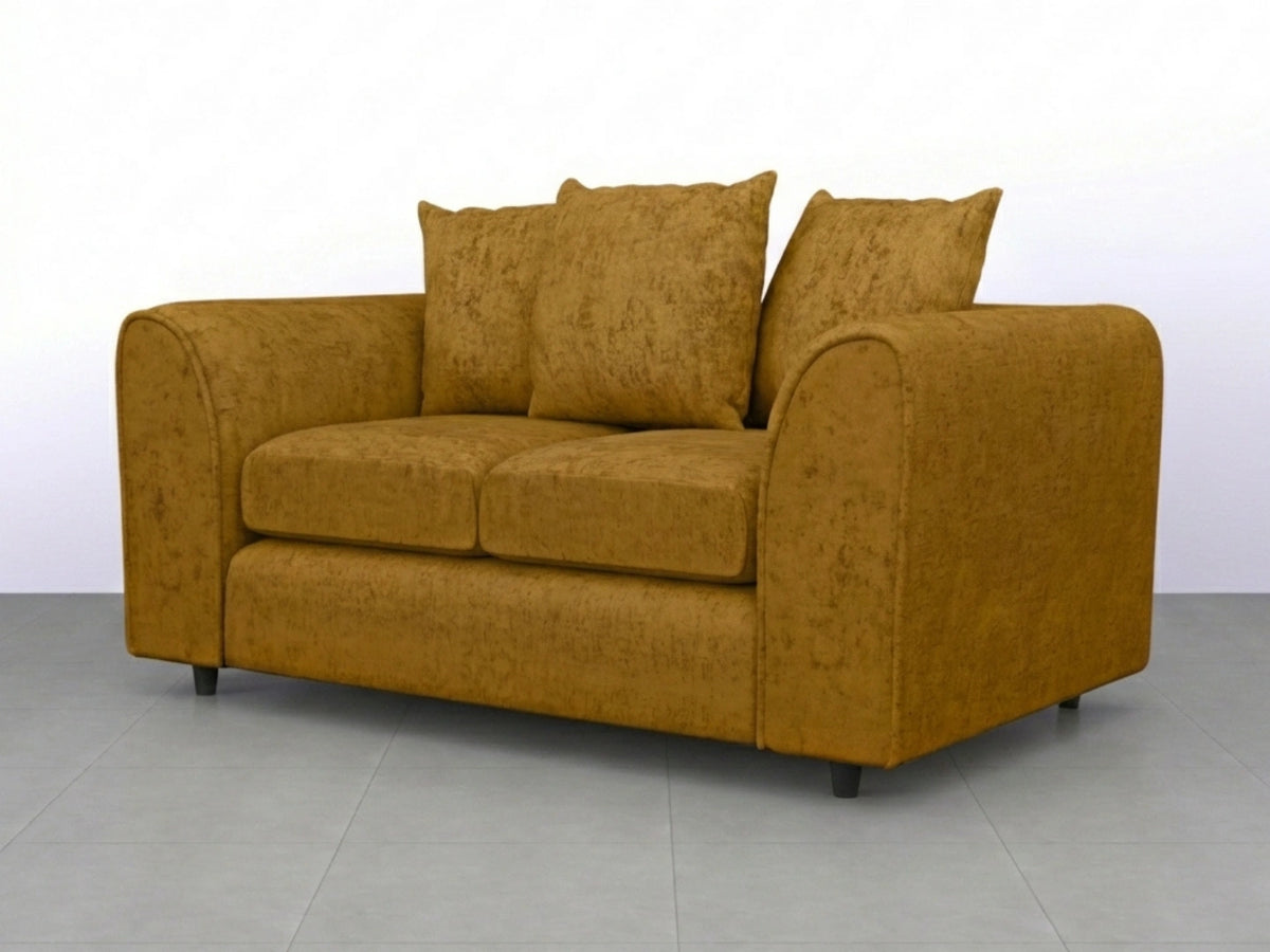 Alaska Fabric Scatter Back Sofa Set