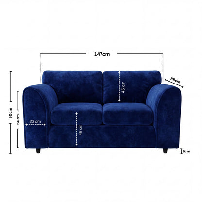 2 seater Midnight Blue