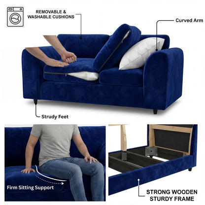 2 seater Midnight Blue