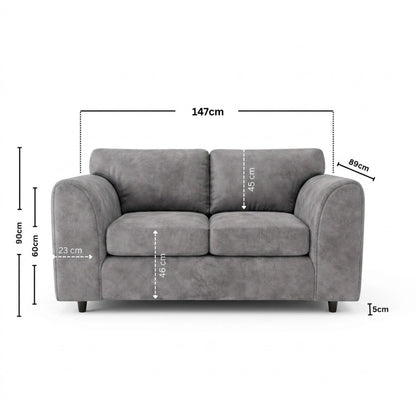 2 seater Light Grey