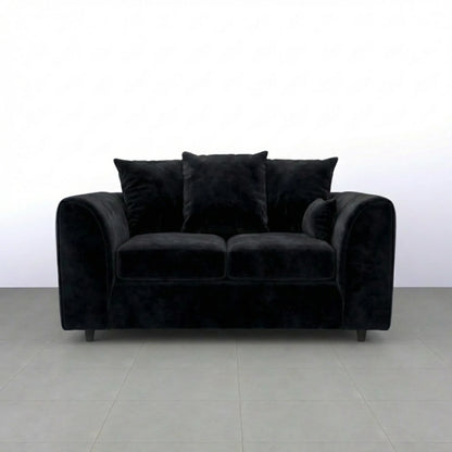 2 seater black