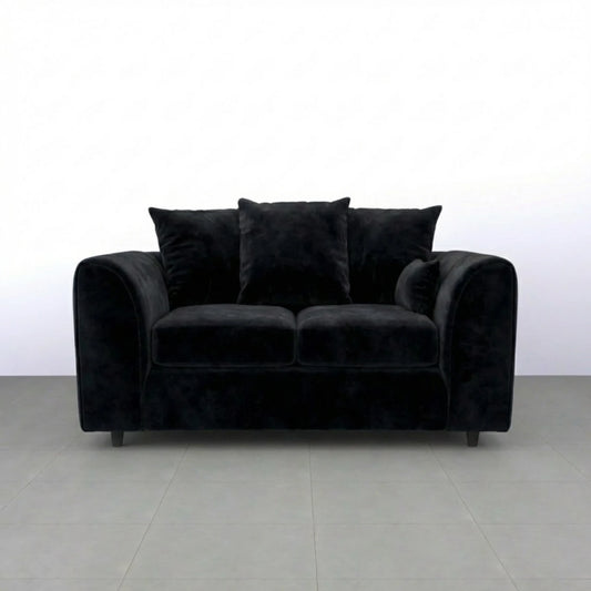 2 seater black