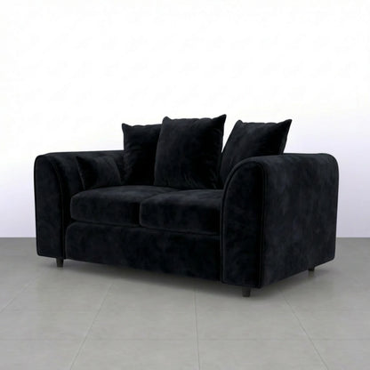 2 seater black