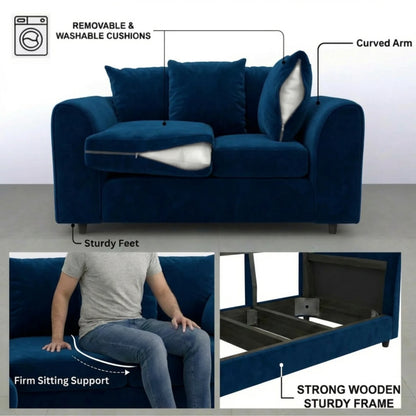 2 seater midnight blue