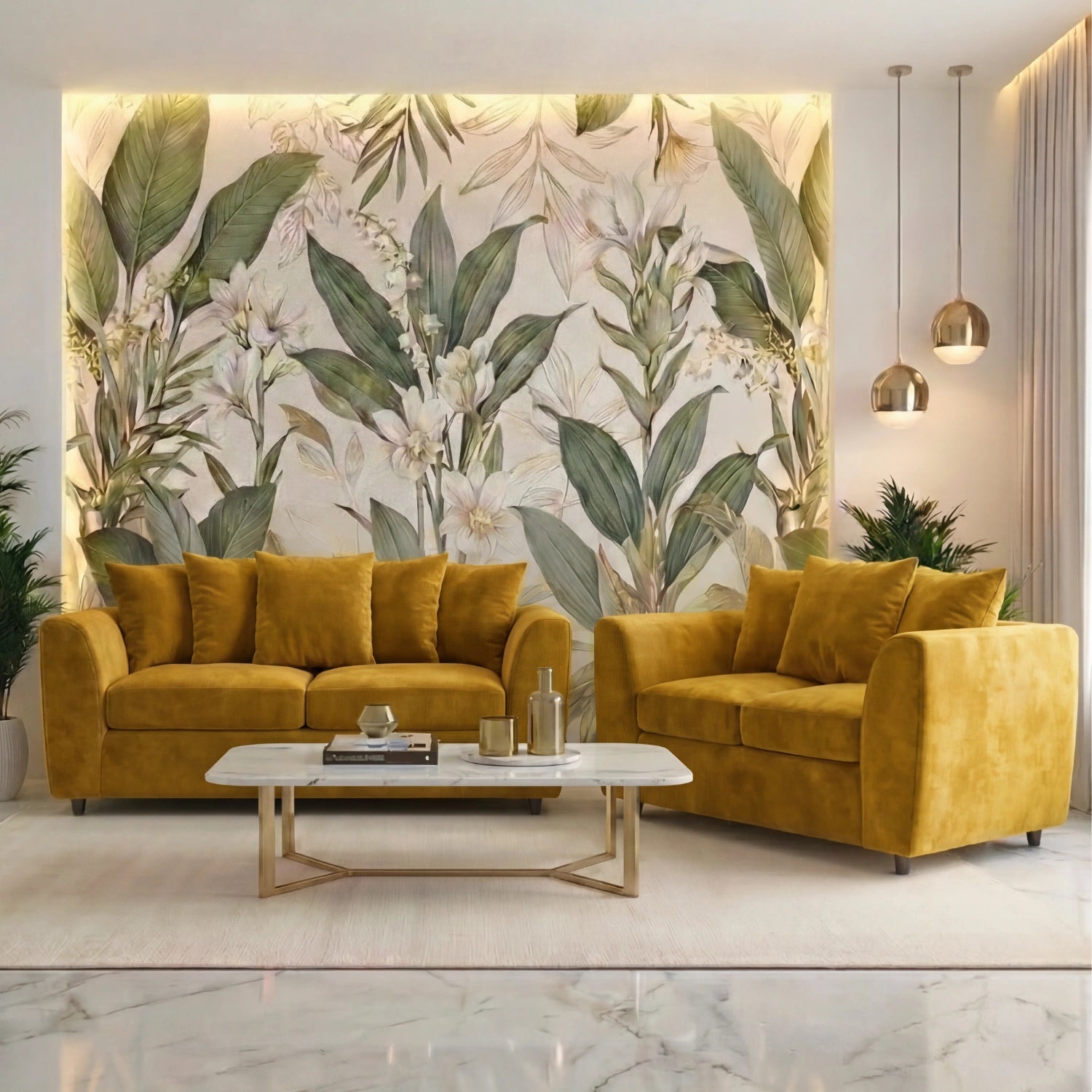2 seater Mustard