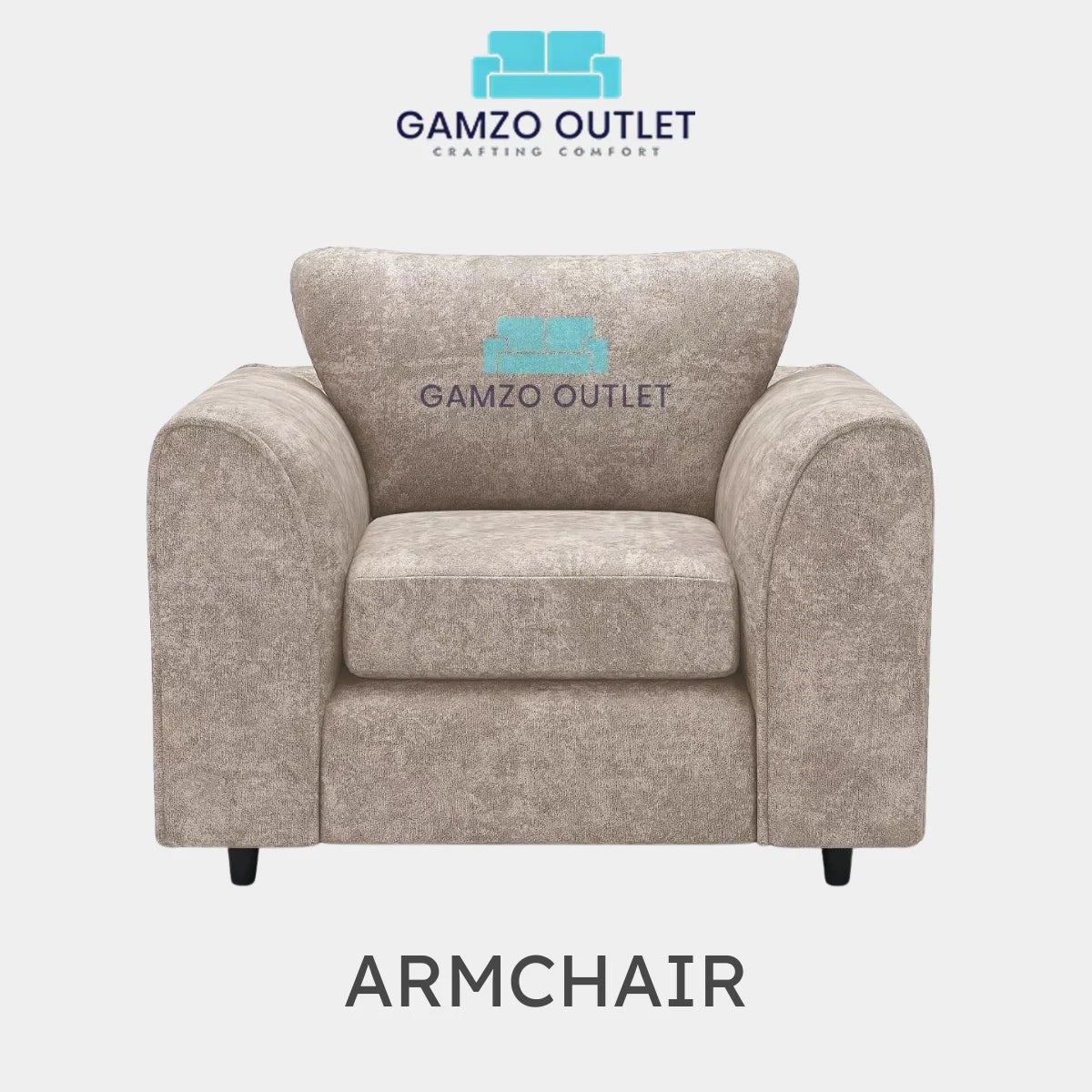 ALASKA FABRIC FULL BACK SOFA SET