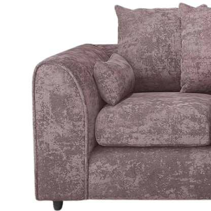 Alaska Fabric 4 Seater Scatter Back Sofa