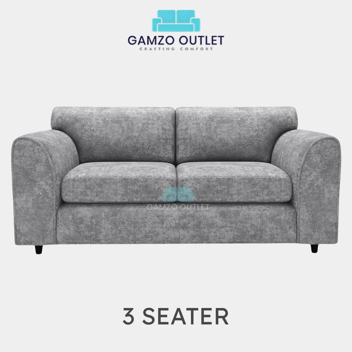 ALASKA FABRIC FULL BACK SOFA SET