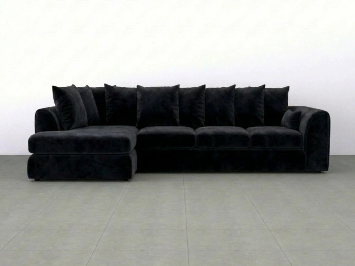XL Left Hand Facing Black