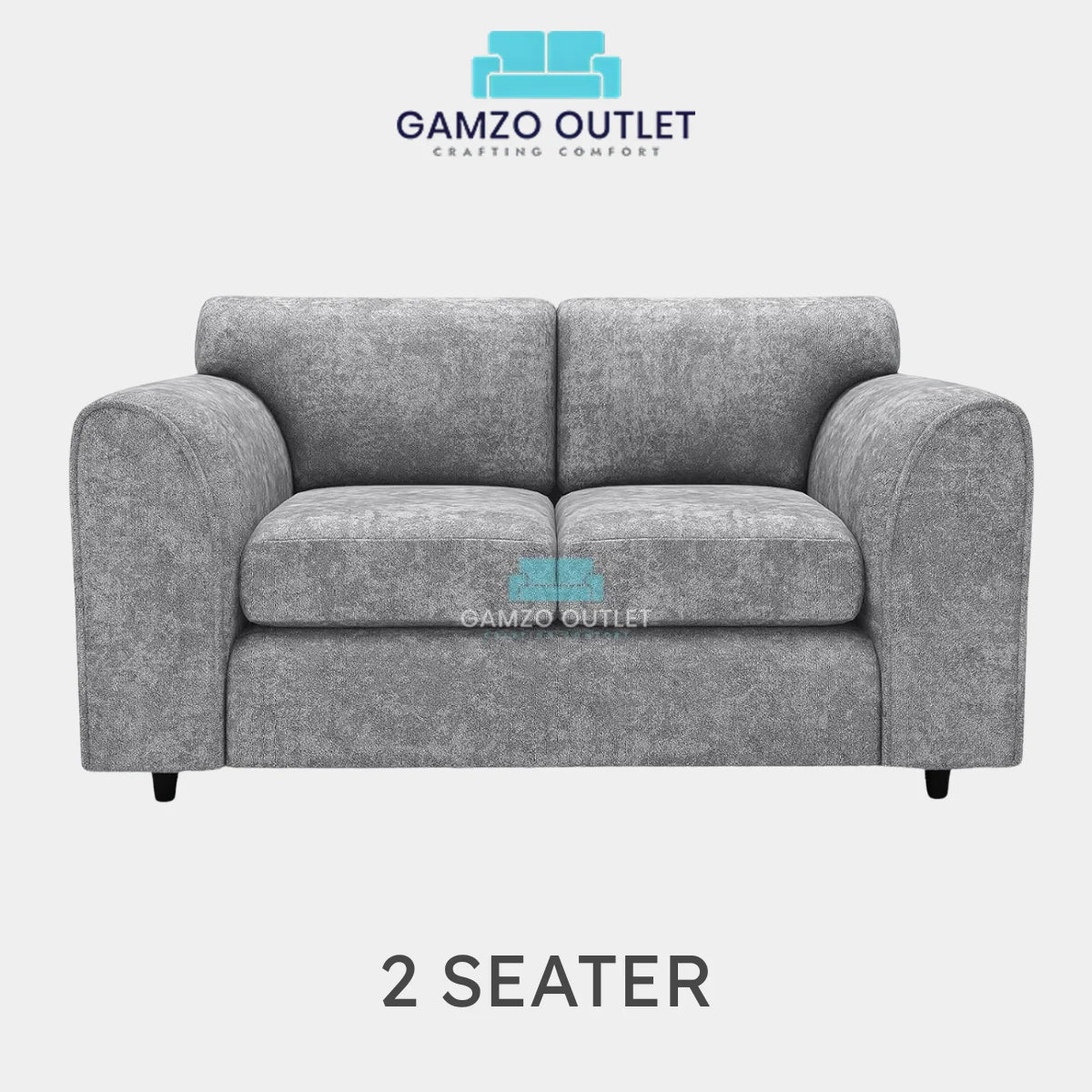 ALASKA FABRIC FULL BACK SOFA SET